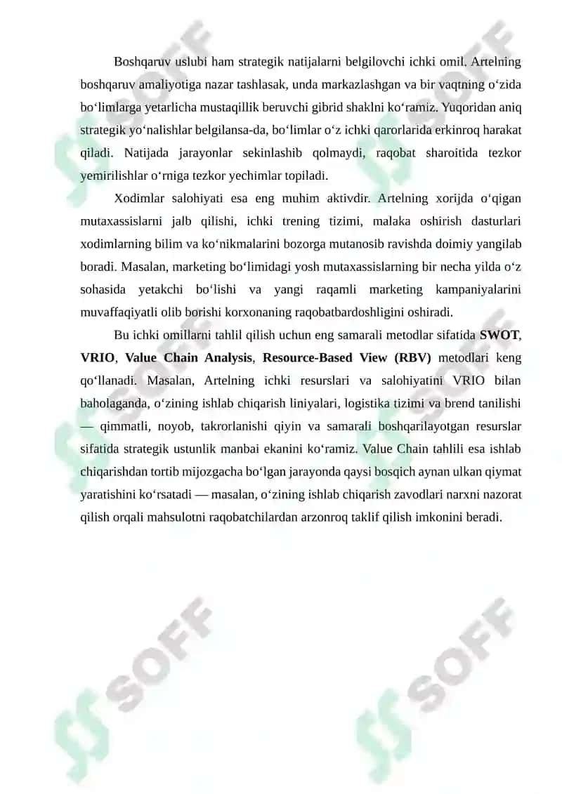 Marketing fanidan, Ma’ruza shakli uchun topshiriqlar! 2