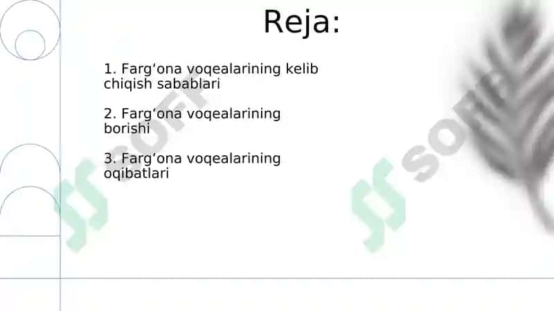 Farg'ona voqealarini kelib chiqishining sabablari va oqibatlari 2