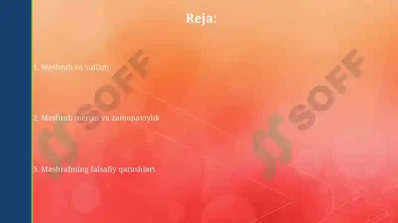 Mashrabning falsafiy qarashlari.Mashrab va tasavvuf 2