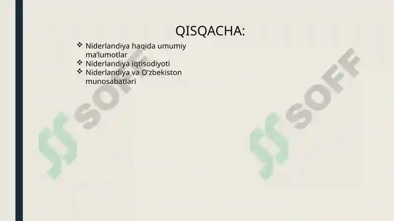 NIDERLANDIYA IQTISODIYOTI 2