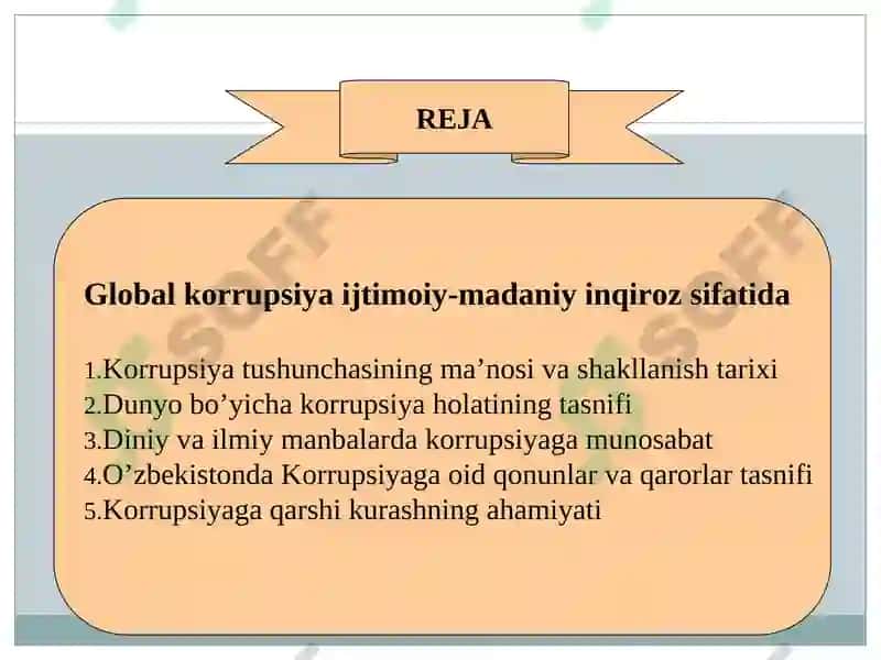 Global korrupsiya ijtimoiy-madaniy inqiroz sifatida 2