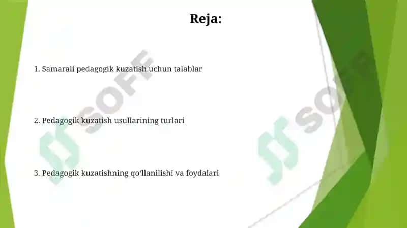 Pedagogik kuzatish metodi:turlari va unga qo'yiladigan talablar 2
