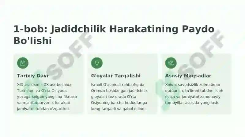 Jadid ma’rifatparvarlarining o‘lka ijtimoiy-ma’naviy hayotida tutgan o‘rni 2