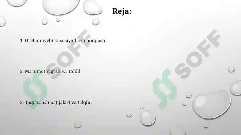 Takroriy oʻlchovlarda ikki tanlanmani taqqoslash usuli 2