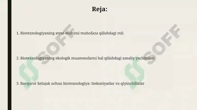 Biotexnologiyaning atrof-muhitni muhofaza qilishdagi roli 2