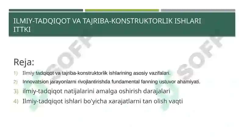 Ilmiy-tadqiqot va tajriba-konstruktorlik uslubi 2