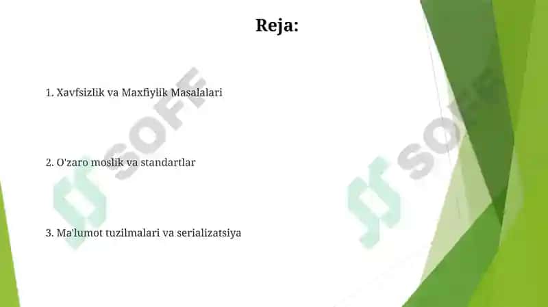 Xavfsizlik va Maxfiylik Masalalari 2