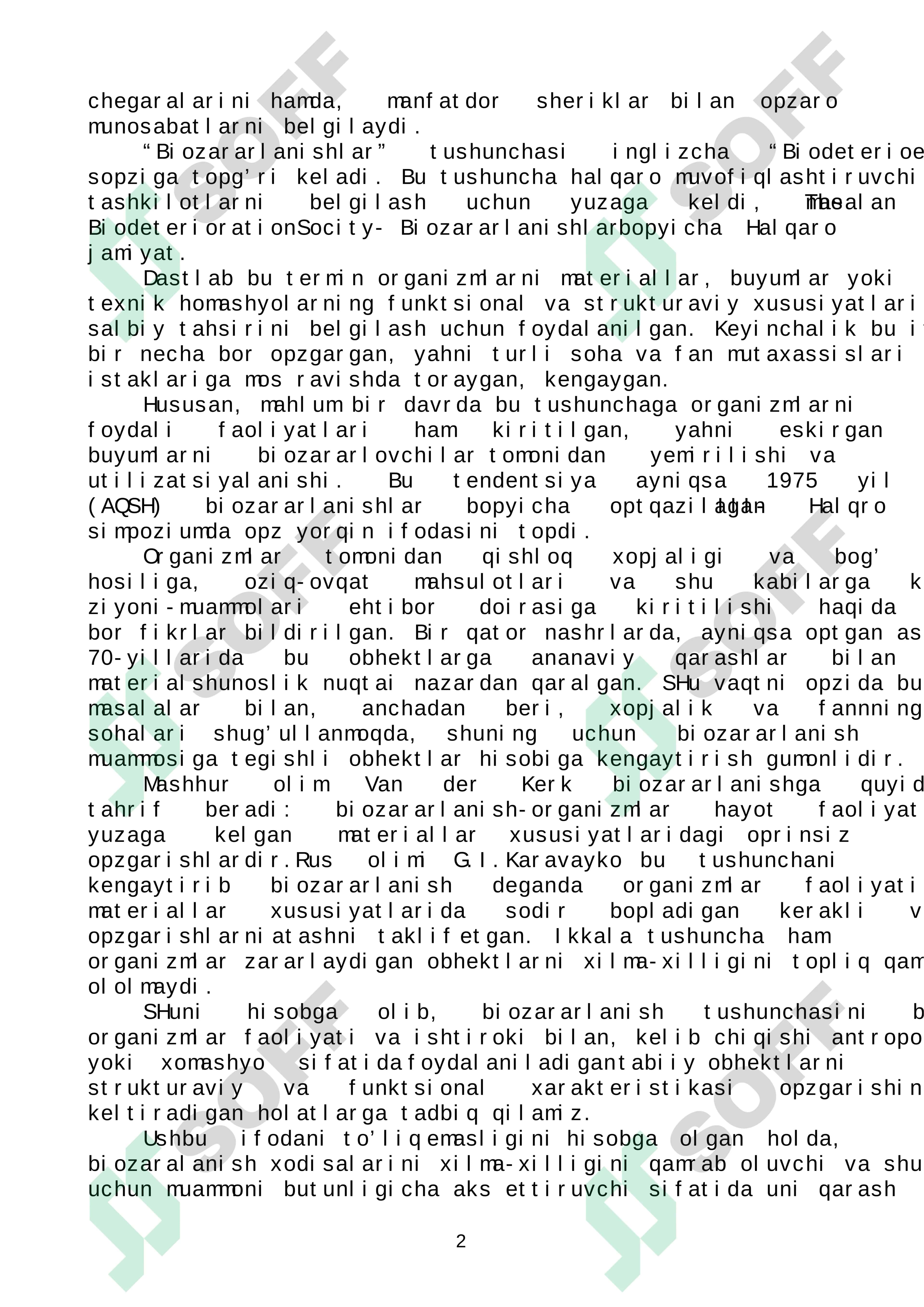 Ma’ruza mashg’ulotining ta’lim texnologiyasining modeli 2