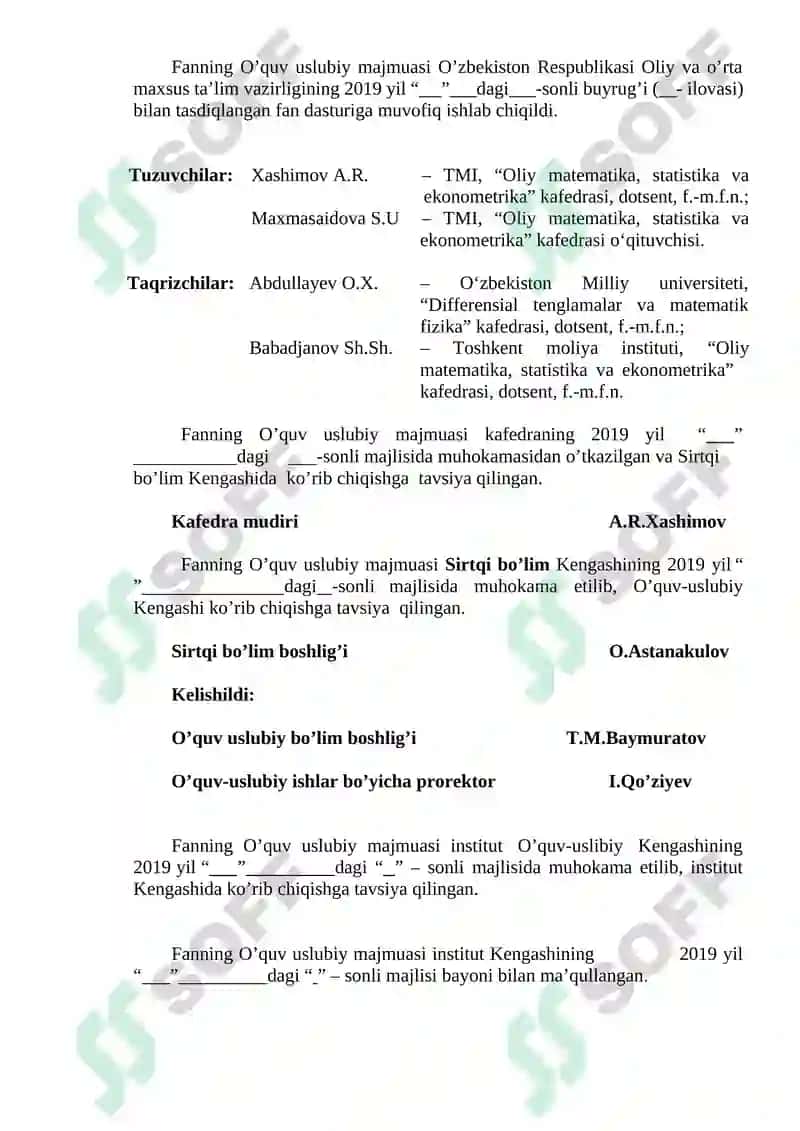 IQTISODCHILAR UCHUN MATEMATIKA 2