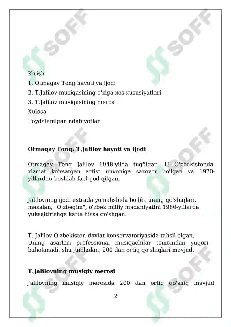 Otmagay tong.T.Jalilov musiqasi 2