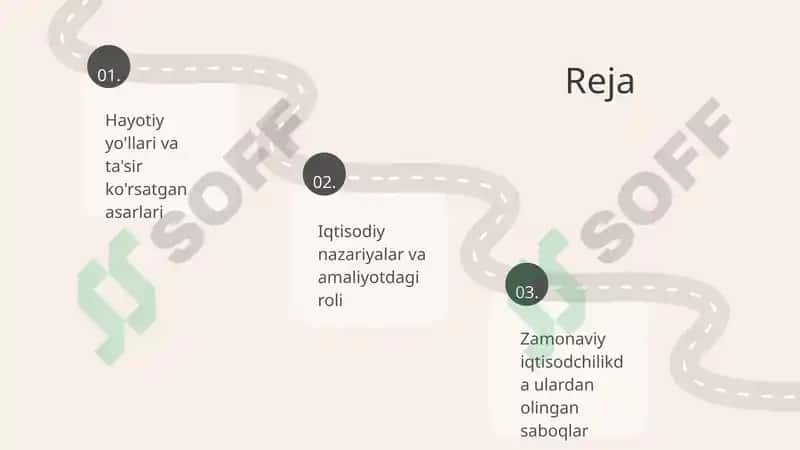Buyuk iqtisodchilar hayoti va faoliyati 2