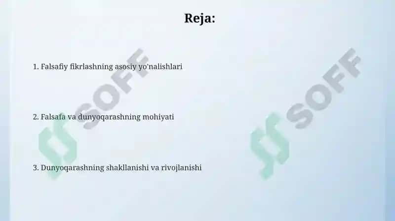 Ontologiya: borliq haqida ta'limot 2