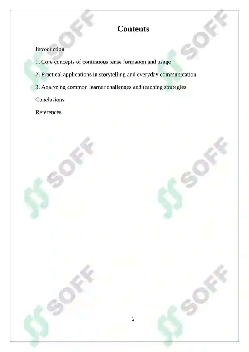 Continuous Tense 2