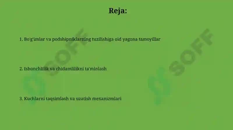 Uzatish mexanizmlari 2