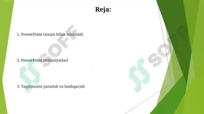 Power point ish oynasi va imkoniyatlari 2