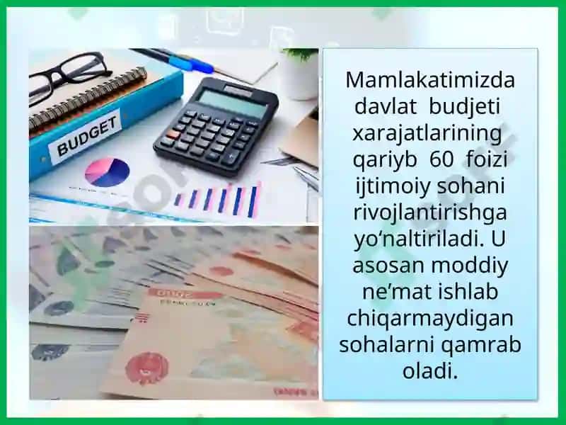 XIZMAT KO‘RSATISH SOHALARI 2