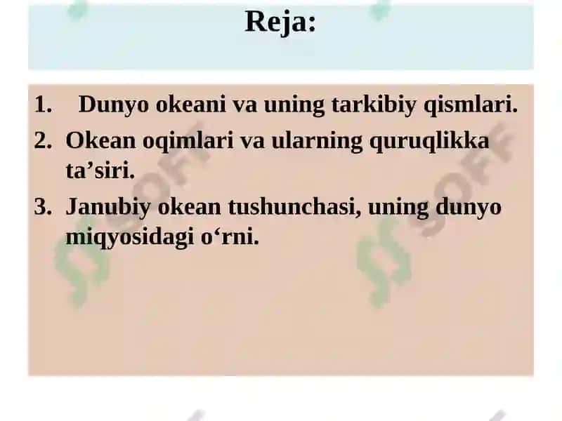 Janubiy okean, uning chegaralari haqidagi ma’lumotlarning geografik talqini 2