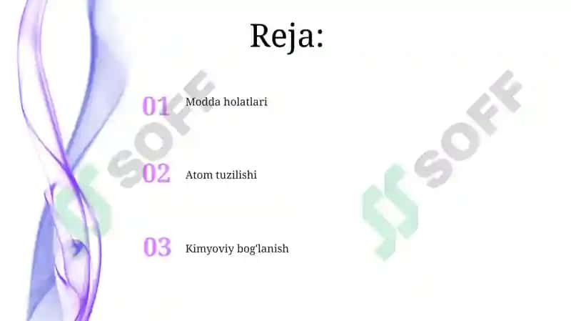 Kimyodan asoslar mavzusi 2