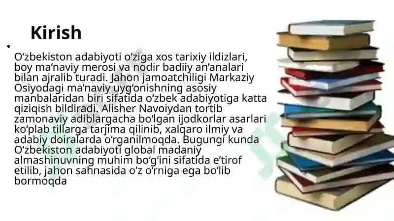 O‘zbekiston adiblari dunyo nigohida 2