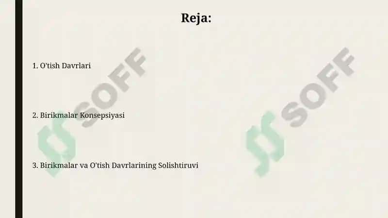 Birikmalar va o'tqazishlar to'g'risida tushuncha 2