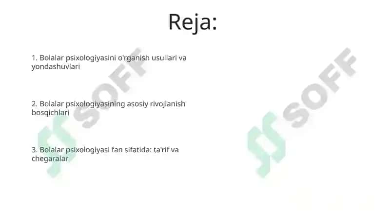 Bolalar Psixologiyasi Uquv Fanni 2