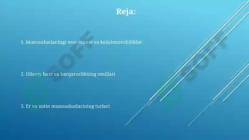 Oilaning er-xotin orasidagi munosabatlariga ko'ra turlari 2