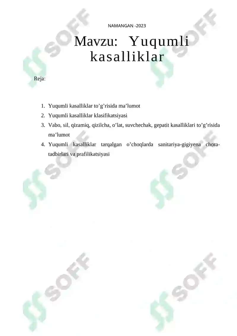 Yuqumli kasalliklar 2