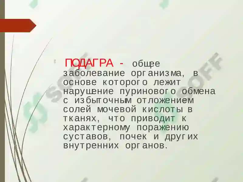 ПОДАГРА 2