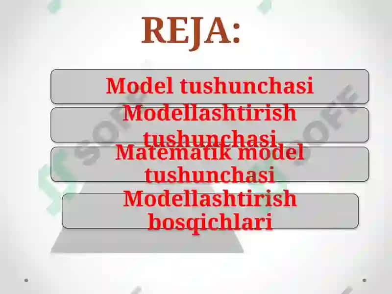 KOMPYUTERLI MODELLASHTIRISH 2