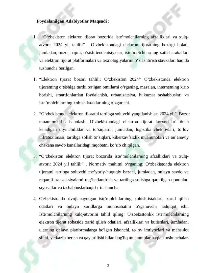 Elektron tijoratni o'zbekistonda rivojlanish tendetsiyalari 2