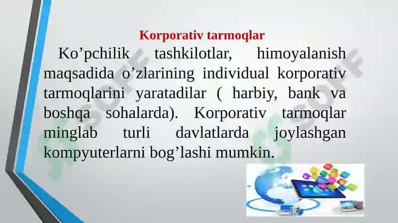 Komputer tizimlarining axborot xavfsizligi 2