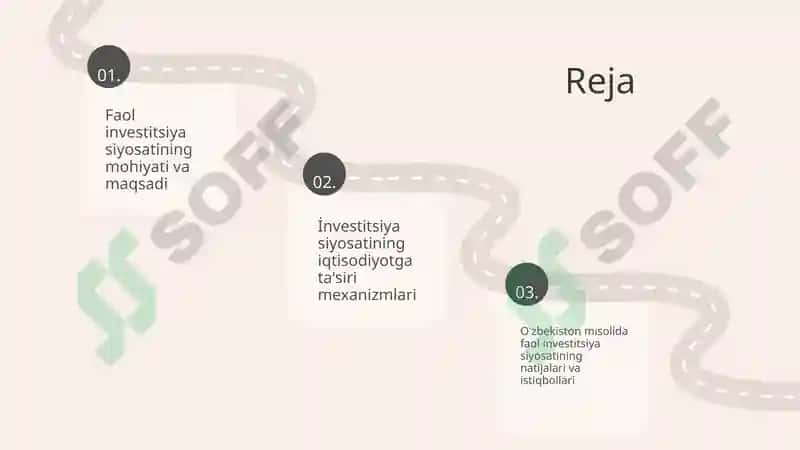 Faol investitsiya siyosatining iqtisodiyotning barqaror o‘sishiga ta’sir 2