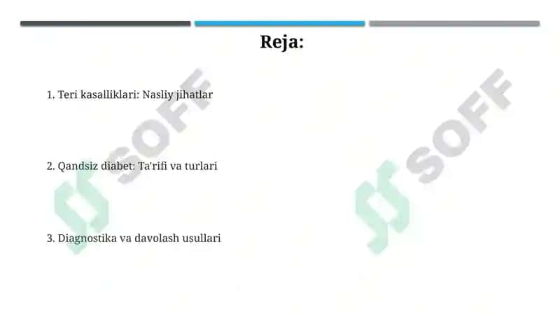 Teriningnasliykasalliklari.Qandsizdiabetkasalligi 2