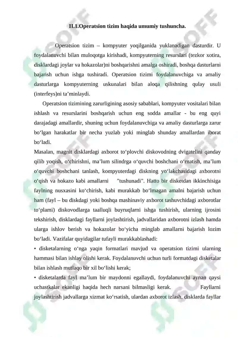 Operatsion tizimlar va ularning turlari 2