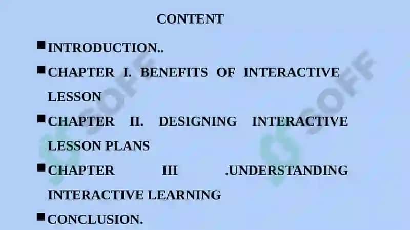 Interactive forms of lesson organizing 2