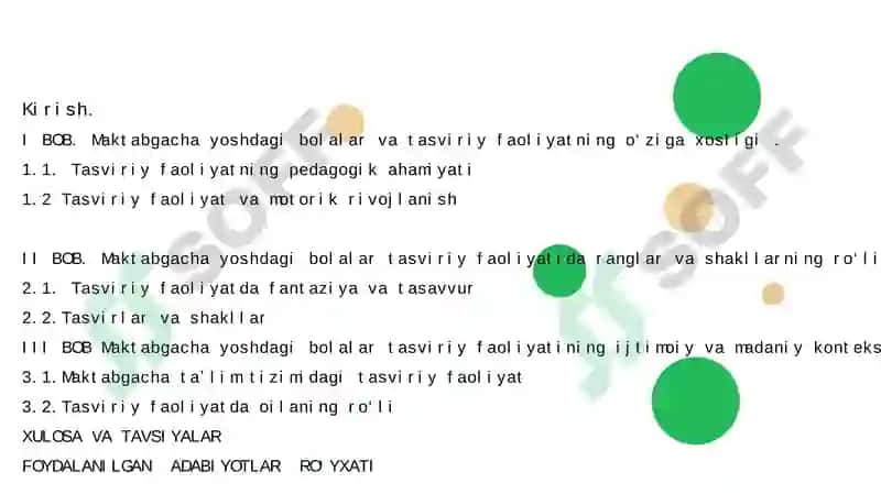 MAKTABGACHA YOSHIDAGI BOLALARNI TASVIRIY FAOLIYATLARINING OʼZIGA XOS XUSUSIYATLARI 2