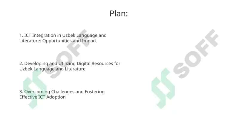 ICT Integration in Uzbek Language and Literature 2