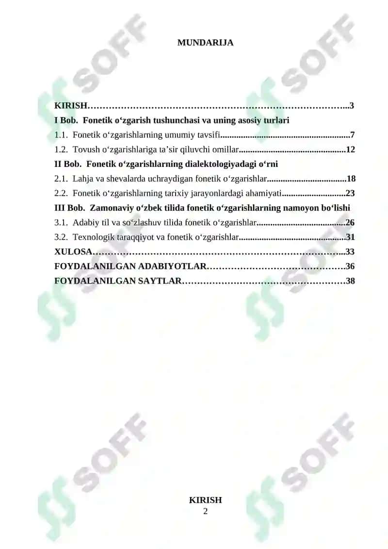 Nutq tovushlarining fonetik oʻzgarishlari 2