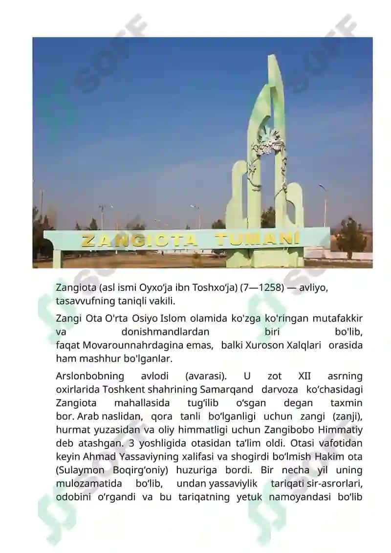 ZANGIOTA TUMANI YERLARIDAN FOYDALANISHNING HOZIRGI HOLATI 2