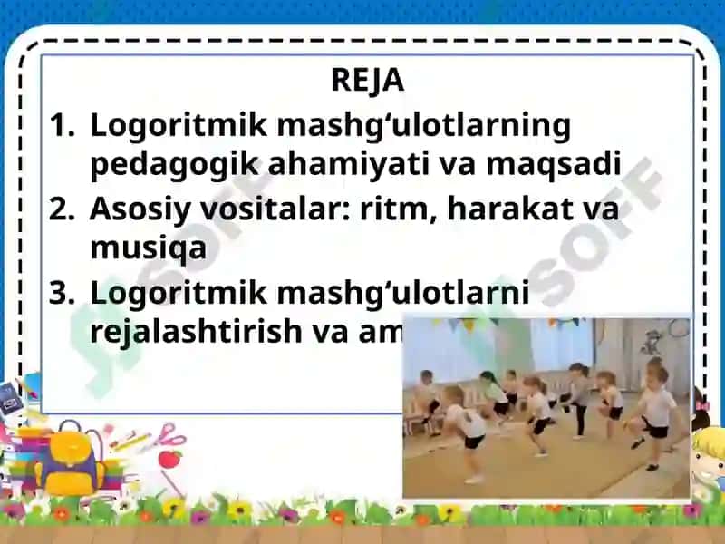 Logoritmik mashg'ulotlar 2