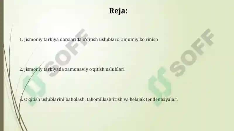 Jismoniy tarbiya darslarda qo'llaniladigan o'qitish metodlari 2