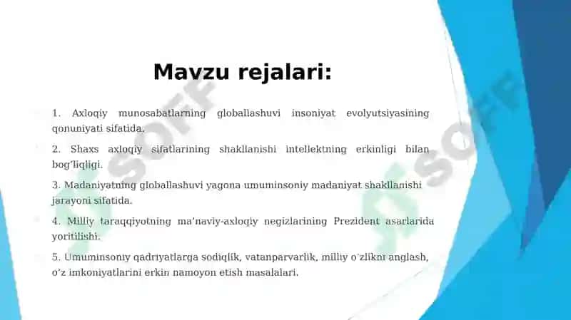 Milliy taraqqiyotning ma’naviy-axloqiy negizlari 2