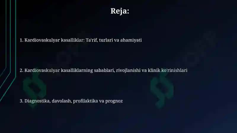 Yurak qon tomir kasalliklari 2