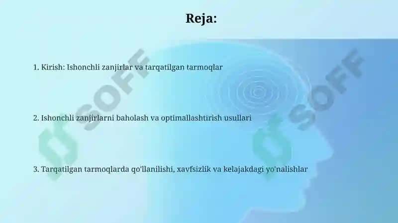 Tarqatilgantarmoqlardacredentialzanjirlarinibaholashvaoptimallashtirishusullari 2