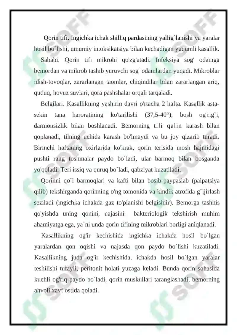 O’TKIR ICHAK INFEKSIYALARI 2