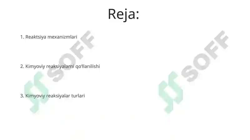 Kimyoviy reaksiyalar va ularning sinflarga bólinishi 2