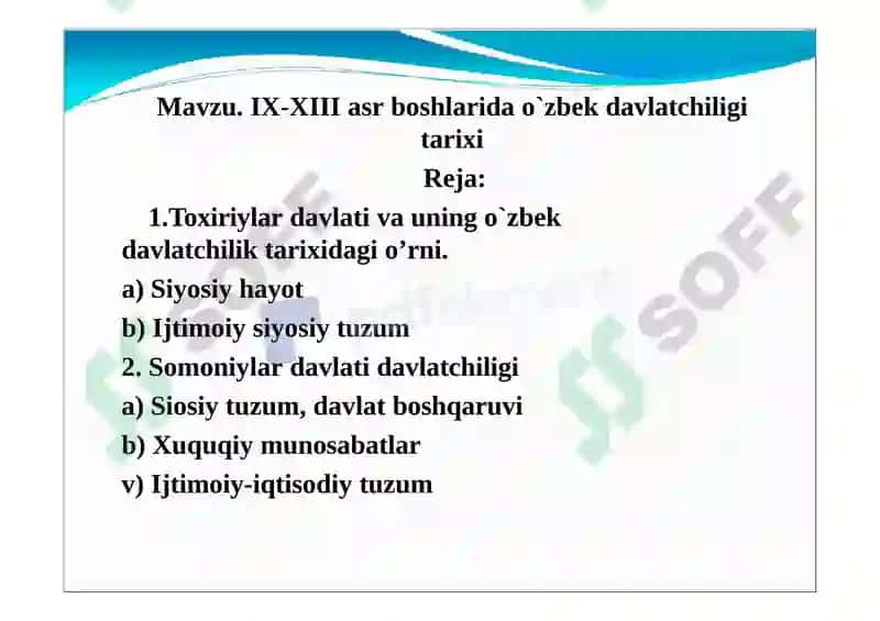 Tohiriylar, Somoniylar, Qoraxoniylar, Ğaznaviylar, Saljuqiylar, Qoraxitoylar davri tarixiy geografiyasi 2