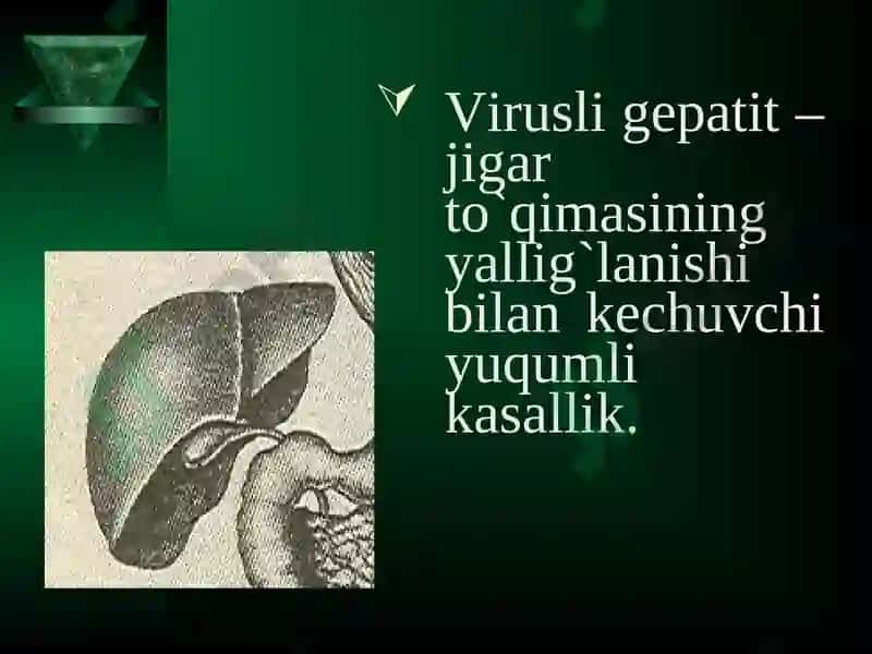 Virusli gepatit kasalligida bemor bolaga hamshiralik parvarishi 2