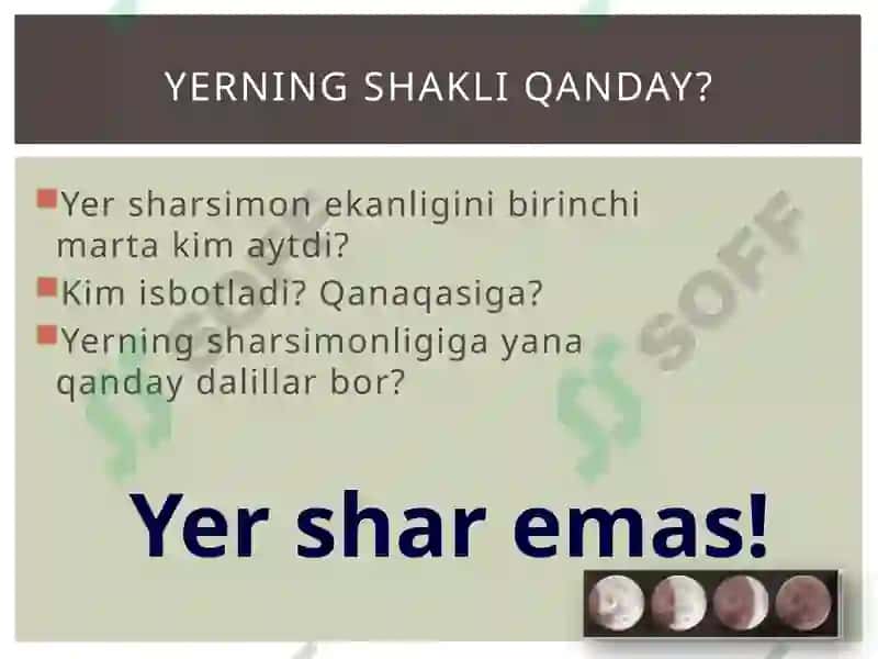 Yerning shakli va harakatlari 2