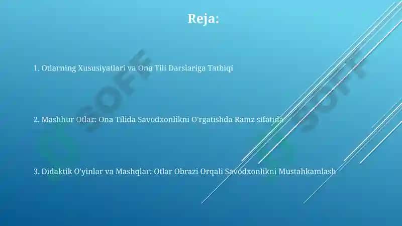 Ona tili-o'qish savodxonligi o'qitish metodikasi 2